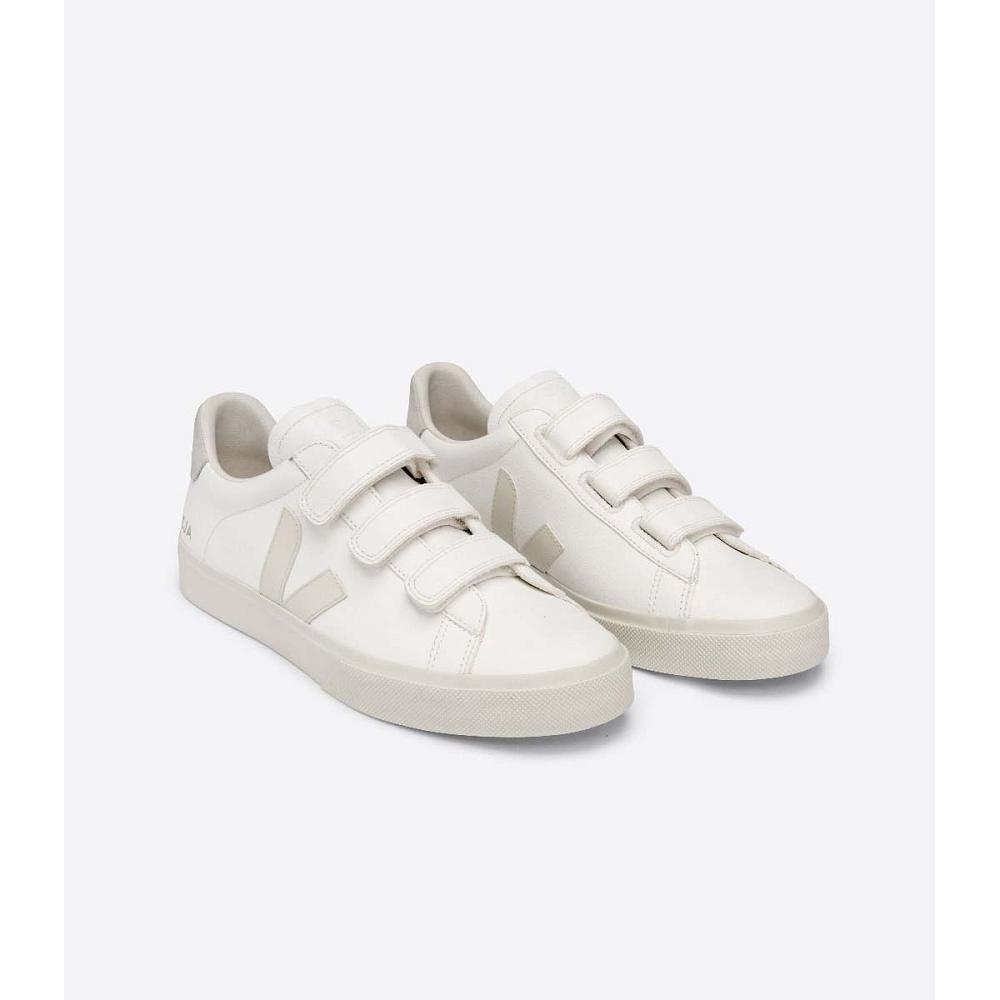 Men's Veja RECIFE CHROMEFREE Shoes White/Beige | SG 198VRW